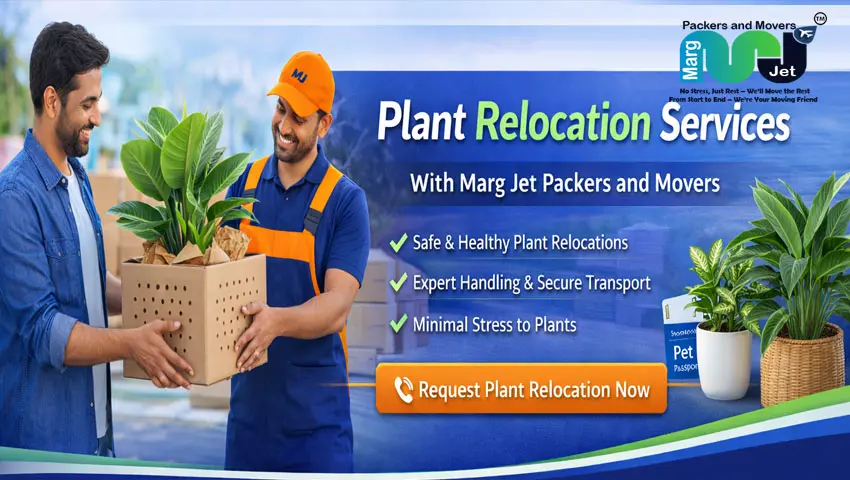 Marg jet Packers and Movers - Plant Relocation Services